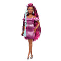 Barbie Fun & Fancy Hair Doll With Extra-Long Colorful Black Hair And Styling Accessories