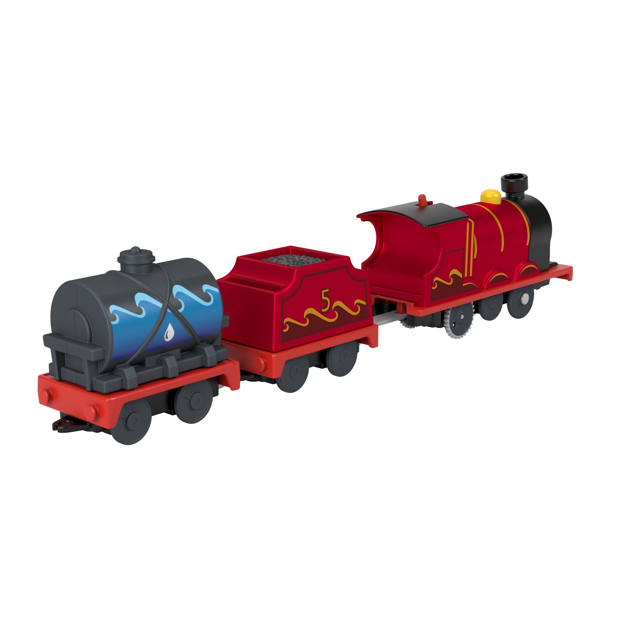 Thomas et ses Amis Locomotive et Wagons James Cuve Qui Éclabousse