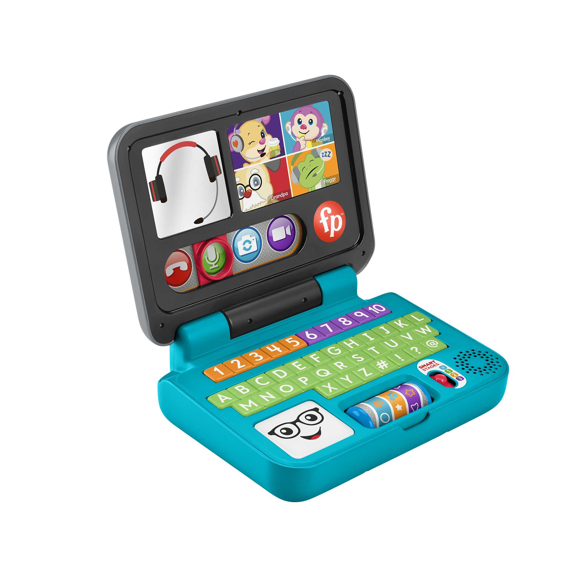 Fisher-Price Laugh & Learn Let's Connect Laptop Electronic Baby Toy - French Version