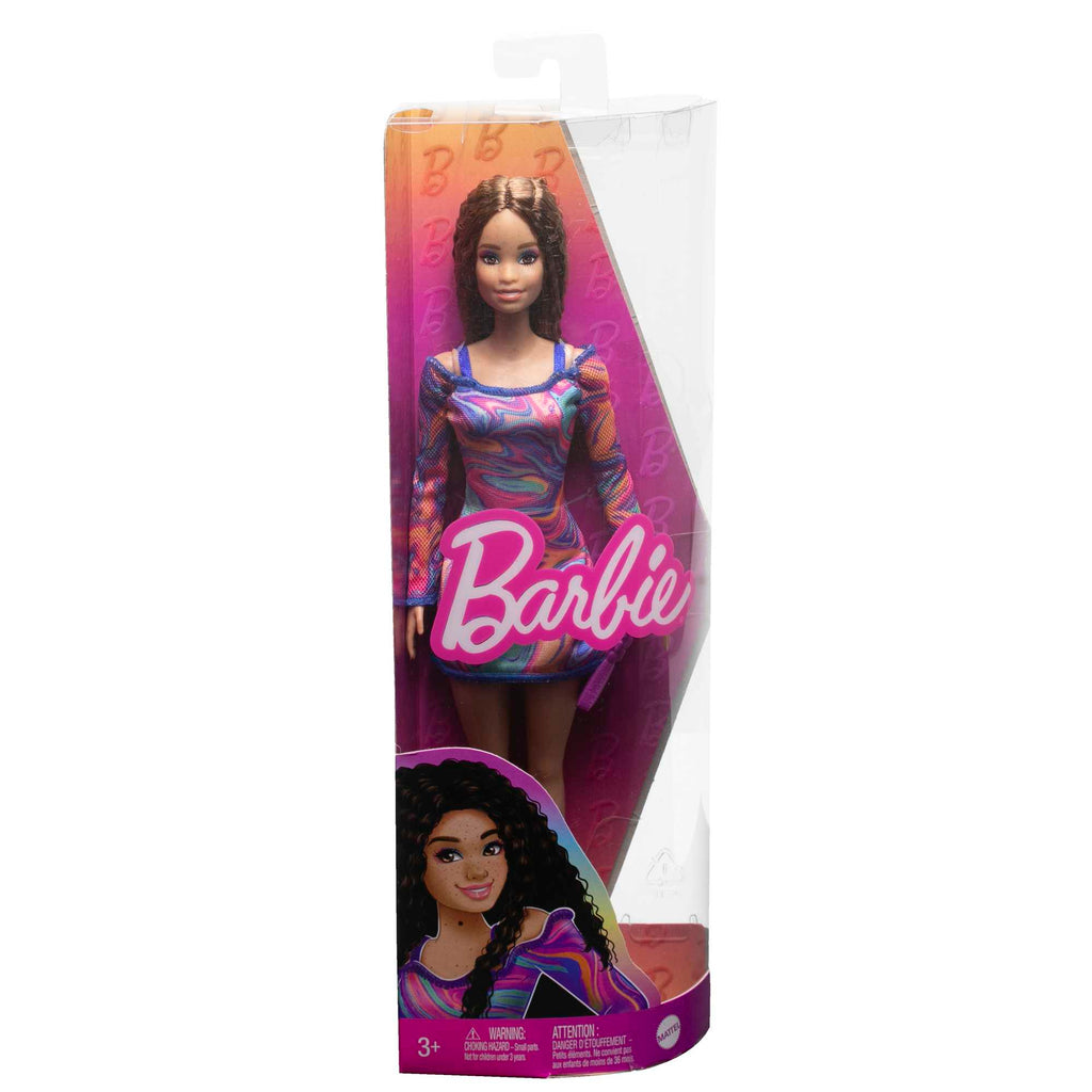 Barbie Fashionistas Doll #206 With Crimped Hair And Freckles