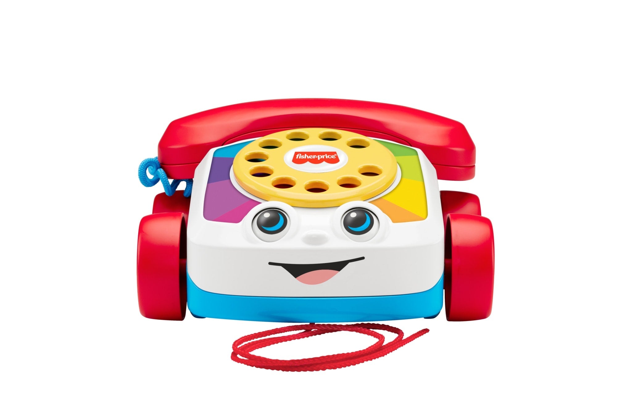 Fisher-Price Chatter Telephone Baby And Toddler Pull Toy Phone With Rotary Dial