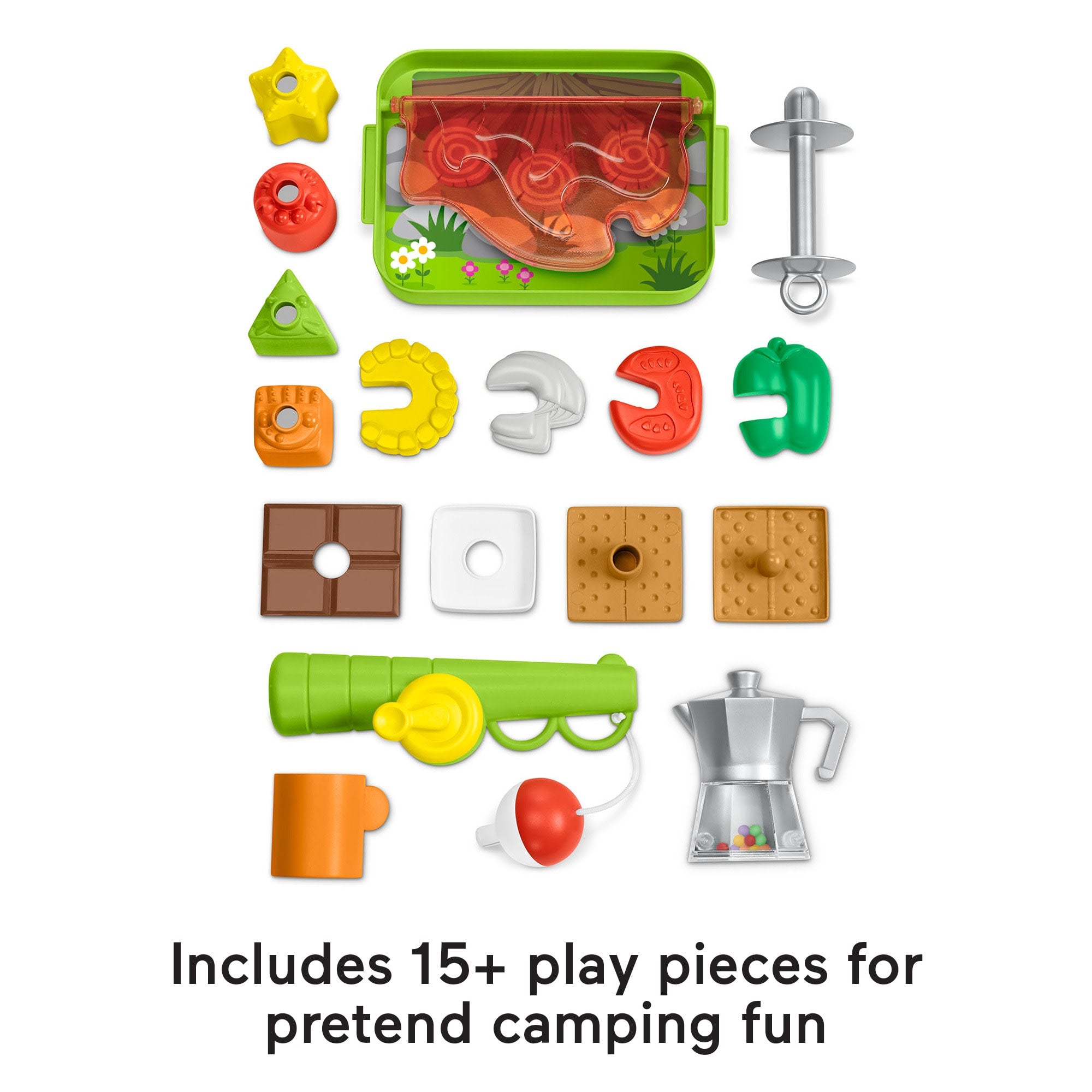 Fisher-Price Laugh & Learn 3-In-1 On-the-Go Camper Infant Walker & Toddler Activity Center