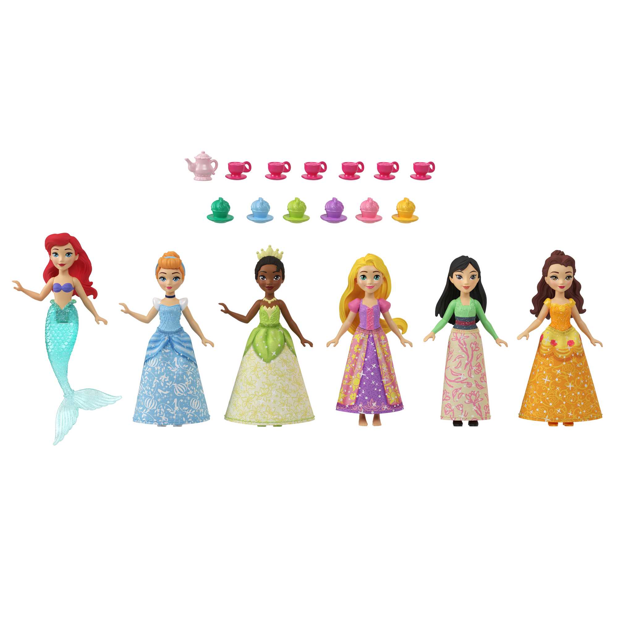 Disney-Princesses Disney-6 Mini-Princesses-Coffret Avec Accessoires