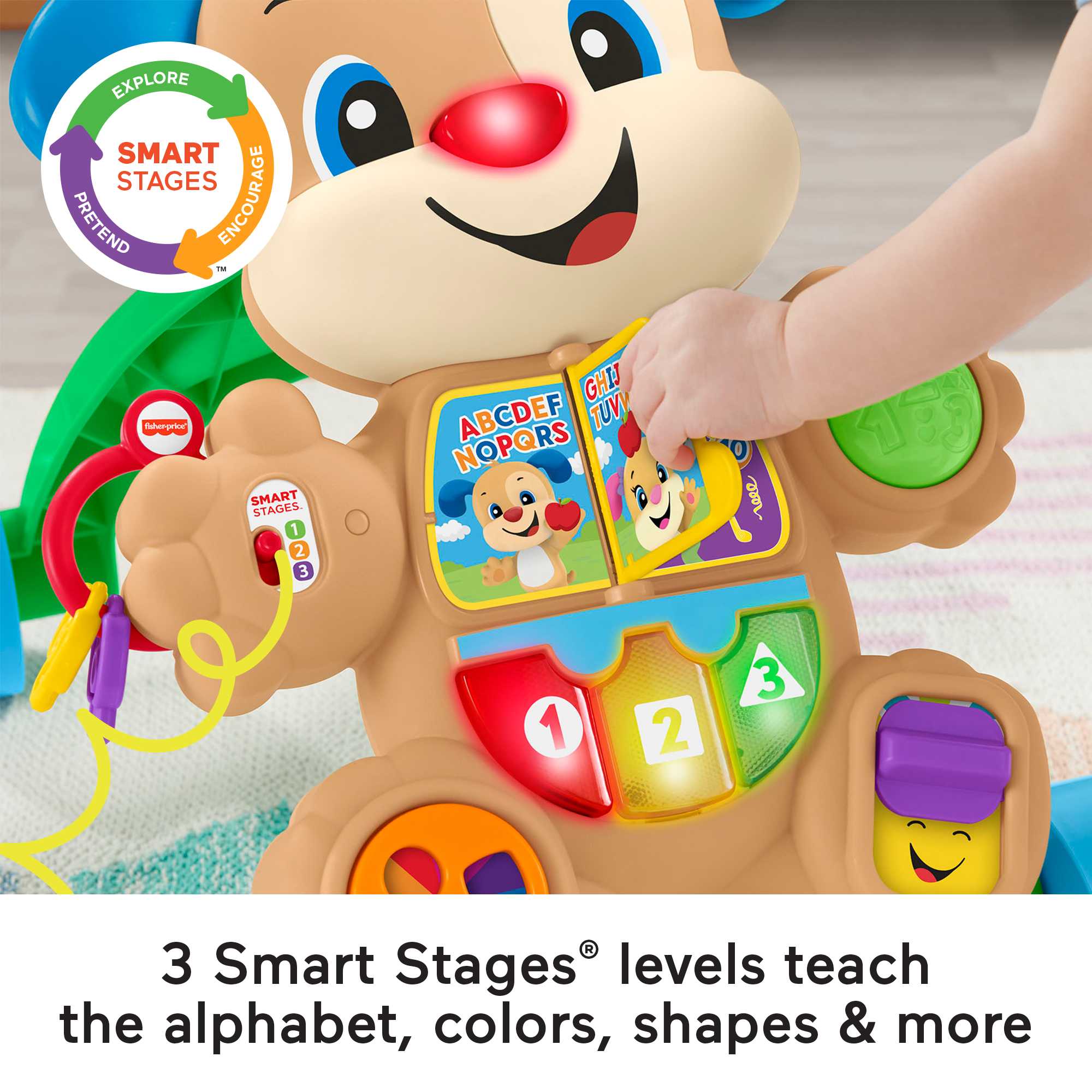 Fisher-Price Laugh & Learn Smart Stages Learn With Puppy Walker - English & French Version