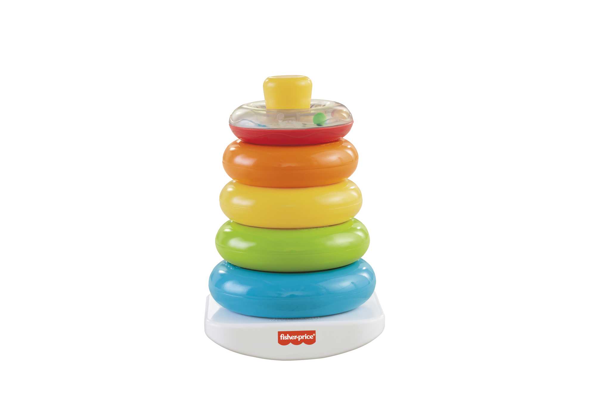 Fisher-Price Gift Set Of 2 Baby Toys, Rock-A-Stack And Baby's First Blocks Set