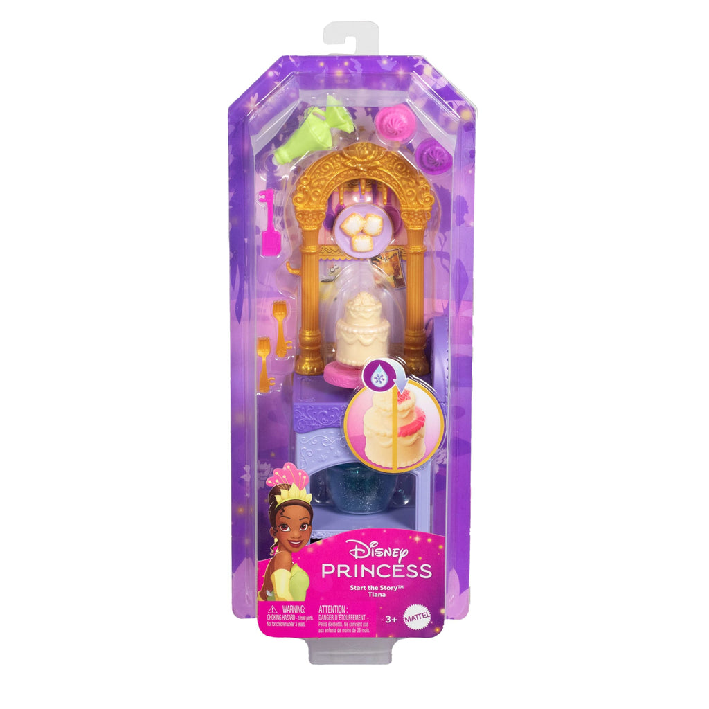 Disney Princess Enchanted Stories Tiana Pastry Set W/ Color Change Cake & 10 Accessories From Movie