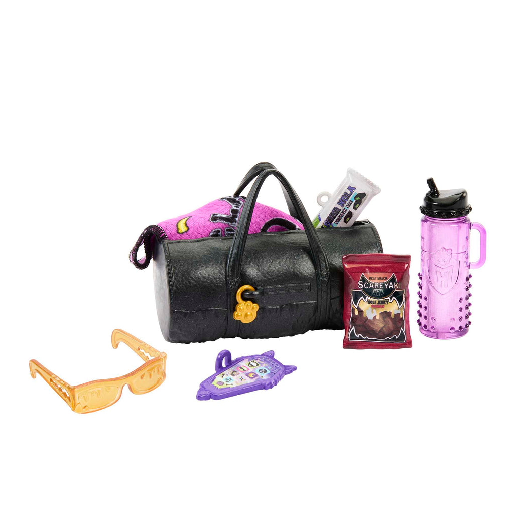 Monster High Doll, Clawd Wolf Doll With Pet And Accessories