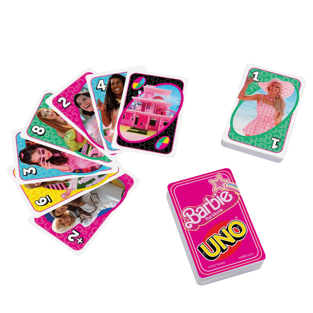 UNO Barbie The Movie Card Game, Inspired By The Movie