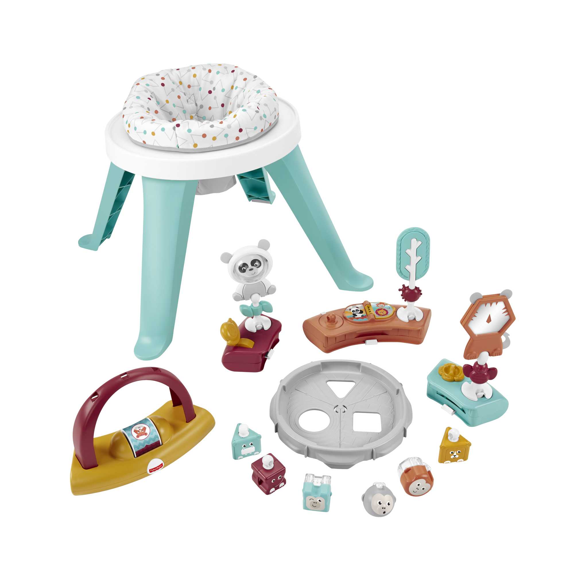 Fisher-Price 3-in-1 Spin & Sort Activity Center - Watermelon Mint