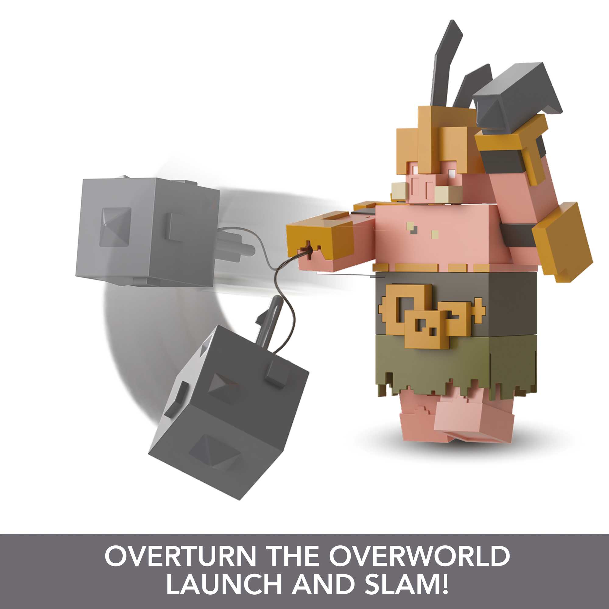 Minecraft Legends Portal Guard Action Figure, Attack Action And Accessory