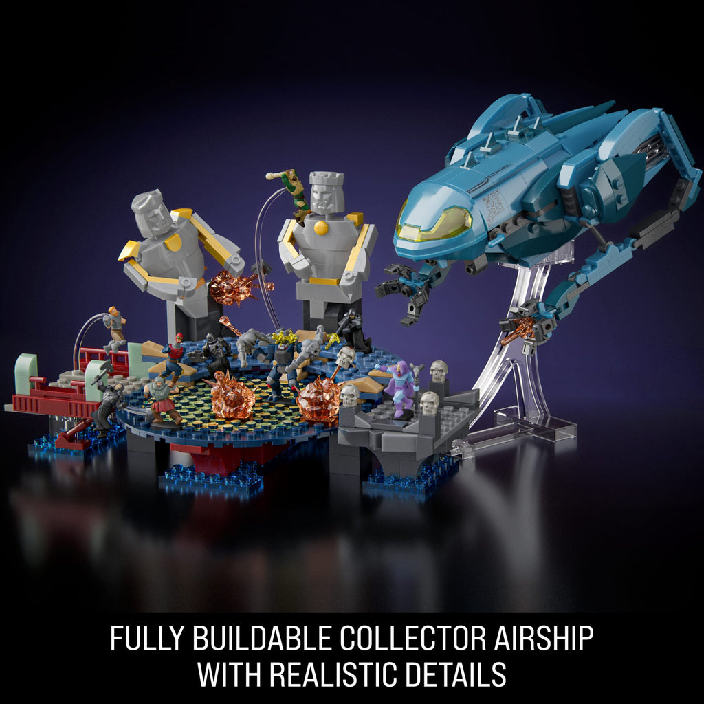 Mattel Brick Shop Masters Of The Universe Attack Of The Collector Building Toy Kit (594 Pieces), For Collectors