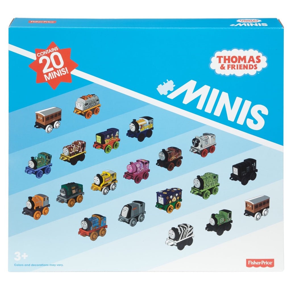 Thomas & Friends Minis Toy Train Pack, 20 Miniature Engines And Railway Vehicles For Preschool Kids