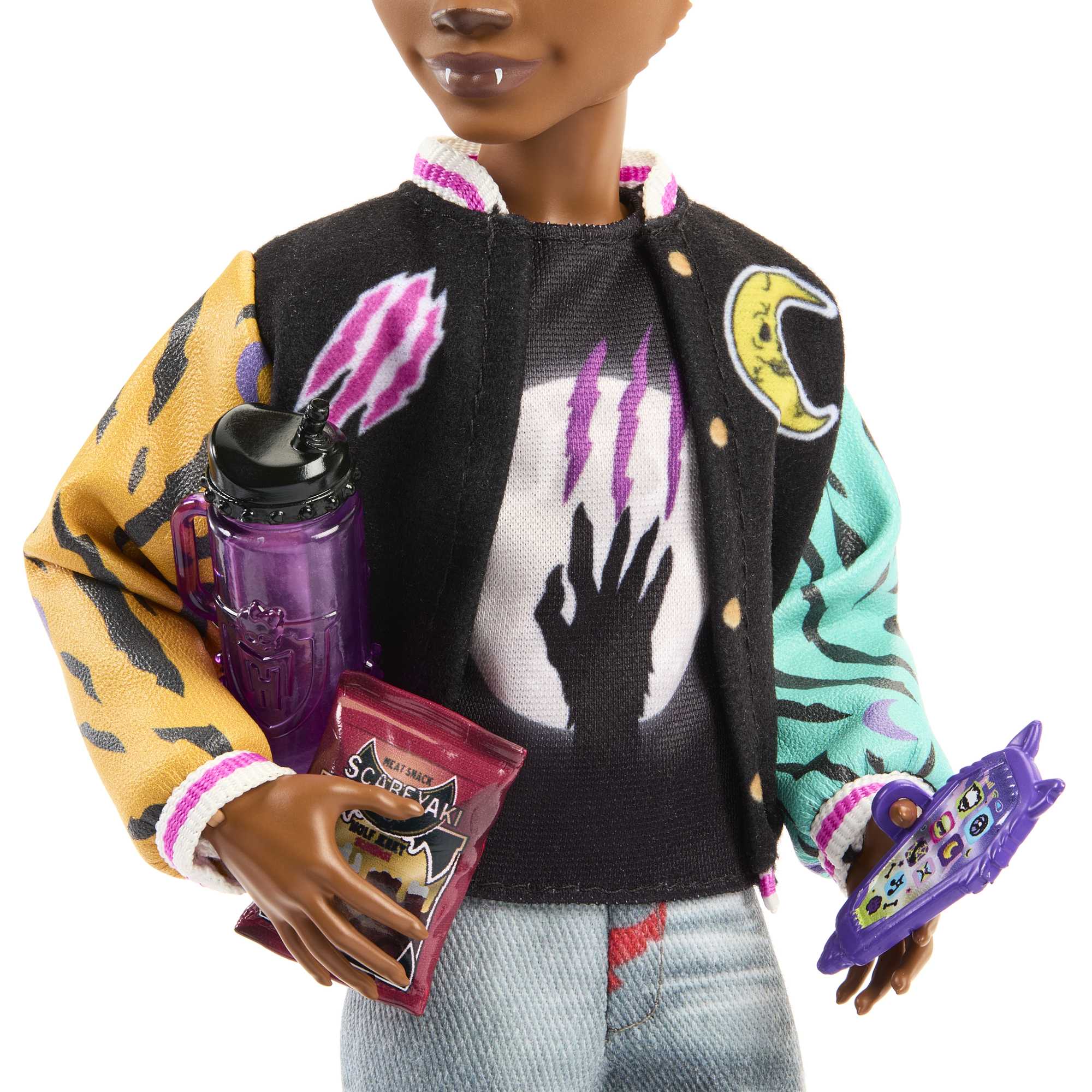 Monster High Doll, Clawd Wolf Doll With Pet And Accessories