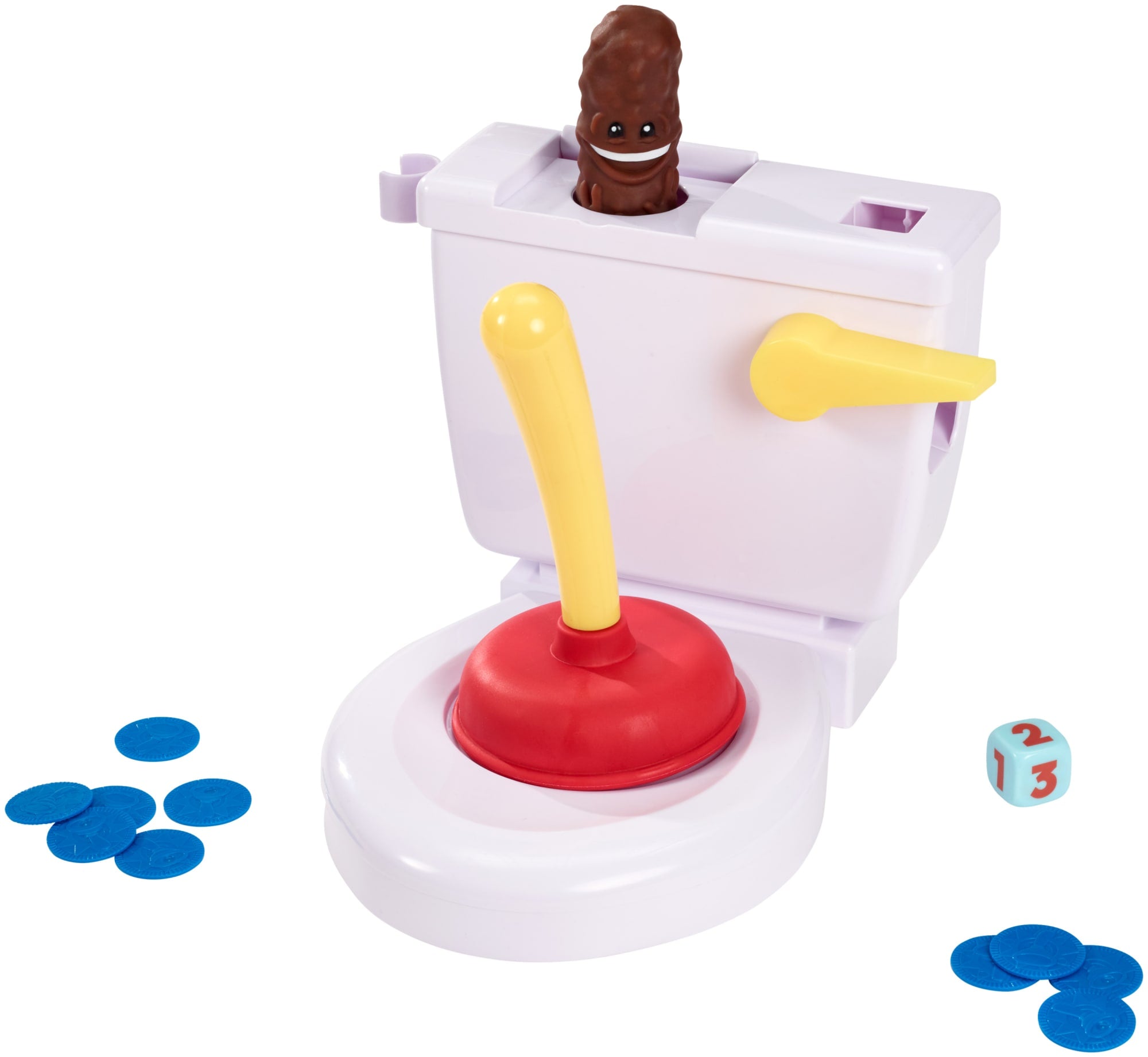 Flushin' Frenzy Kids Game, Toilet Launches Poop For Silly Fun On Game Night And At Parties