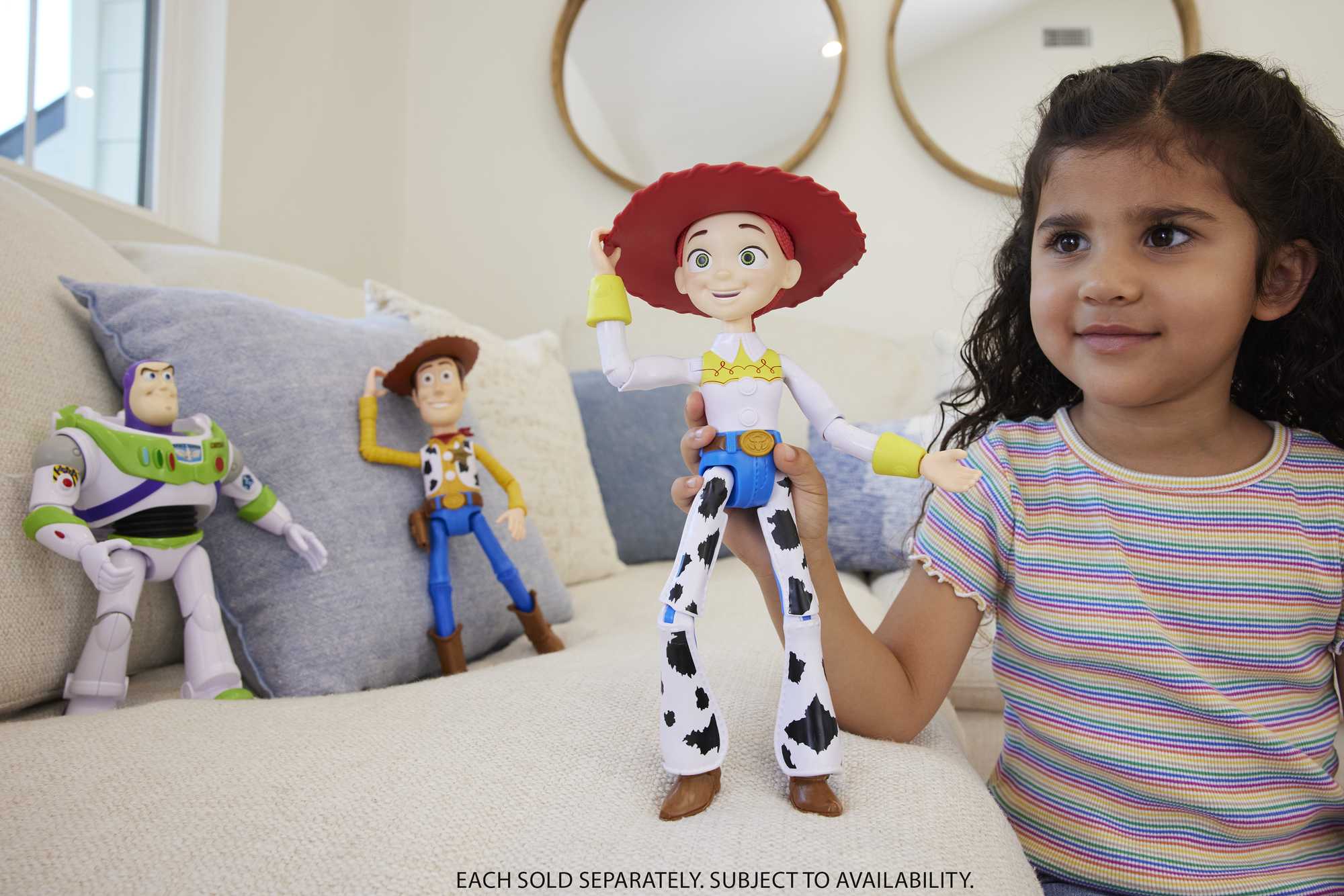 Disney And Pixar Toy Story Large Jessie Action Figure, Collectible Toy in 12-Inch Scale