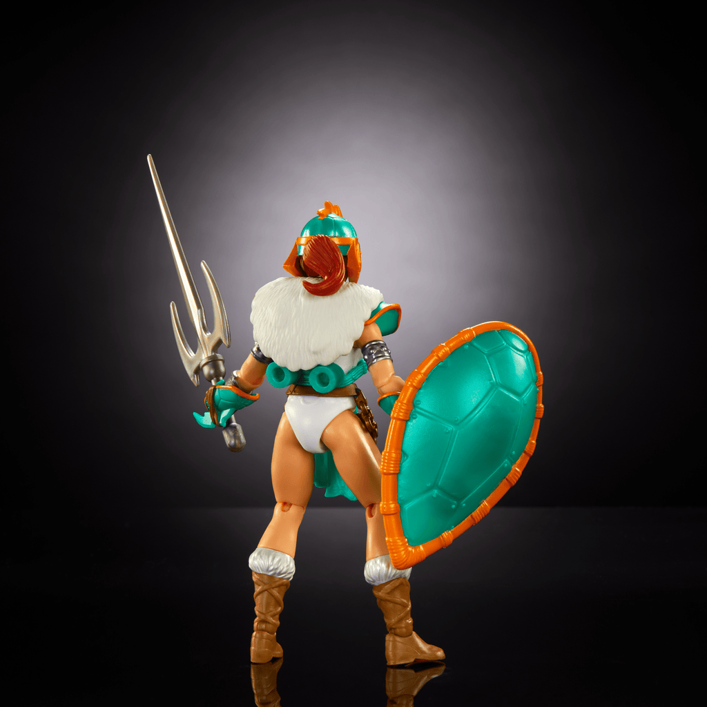 Masters Of The Universe Origins Turtles Of Grayskull Teela Action Figure Toy in Turtle inspired Armor