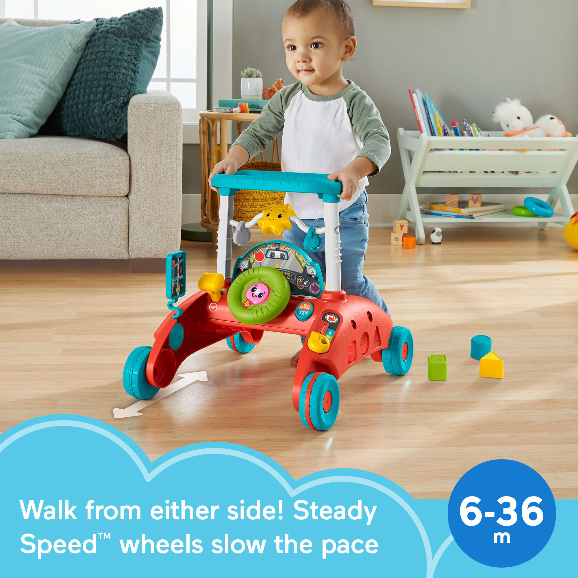 Fisher-Price Steady Speed 2-Sided Walker - English & French Version