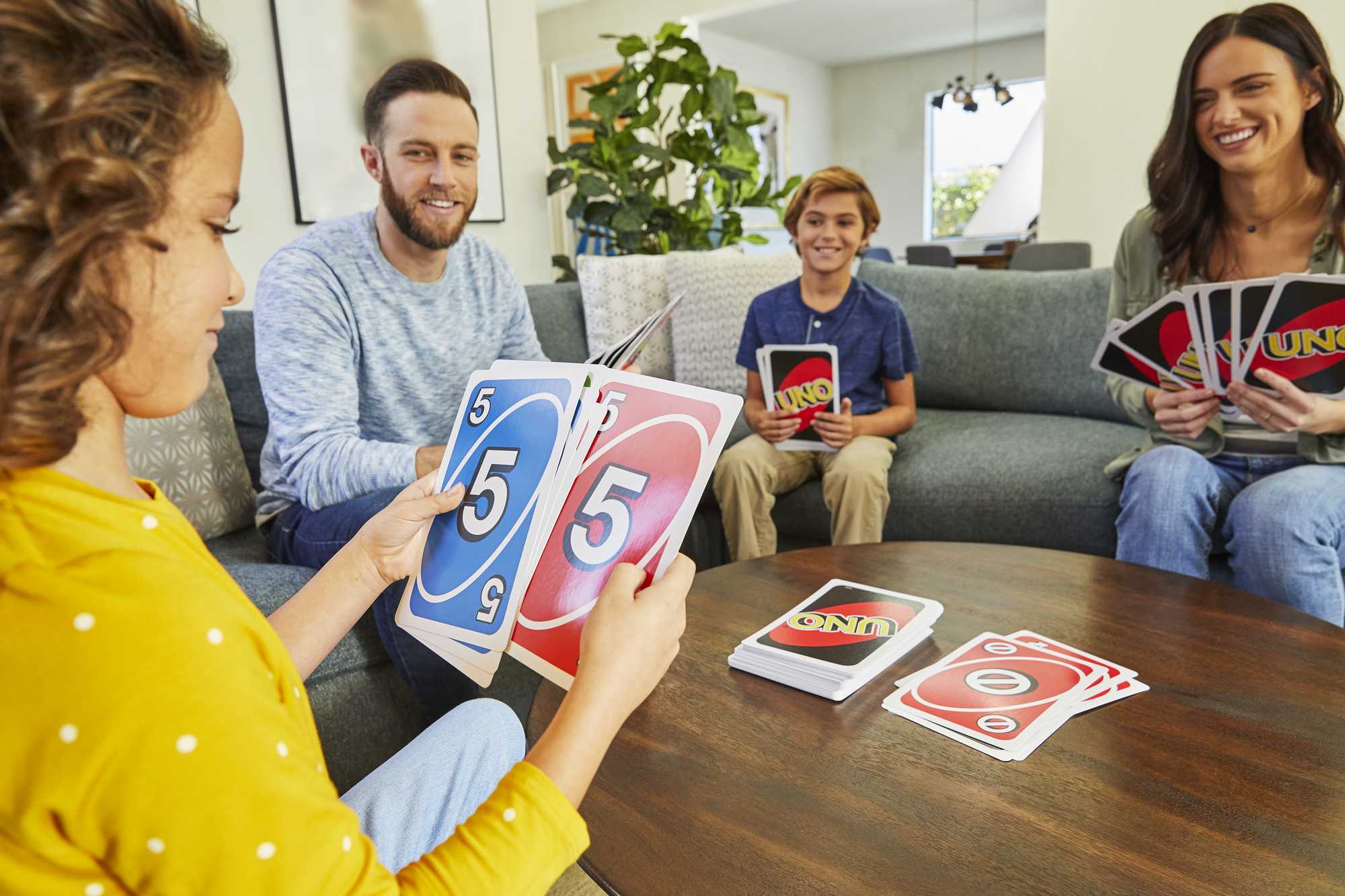 UNO Giant Sized Card Game, Game For Family Night, 108 Oversized Cards