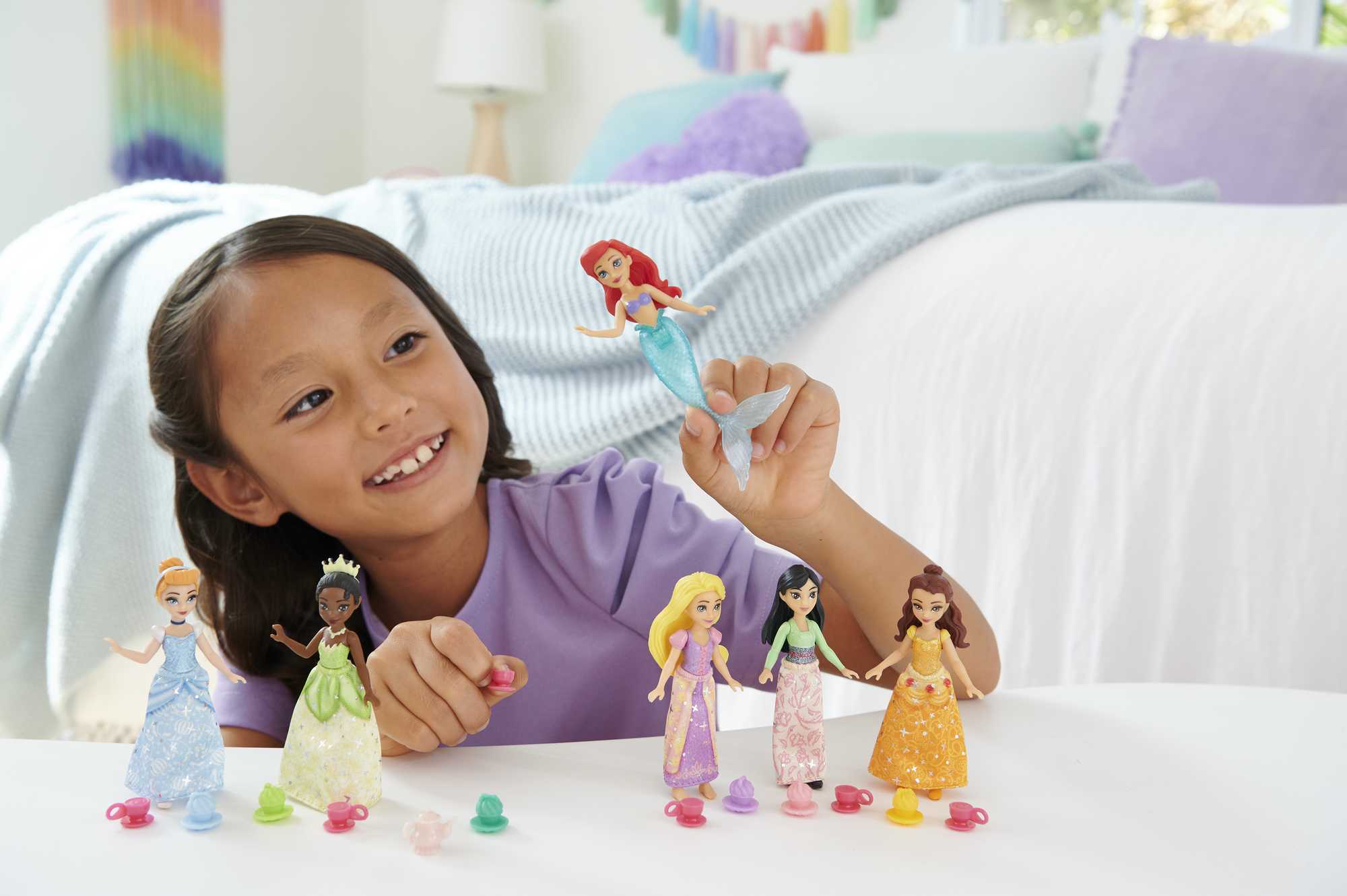 Disney-Princesses Disney-6 Mini-Princesses-Coffret Avec Accessoires