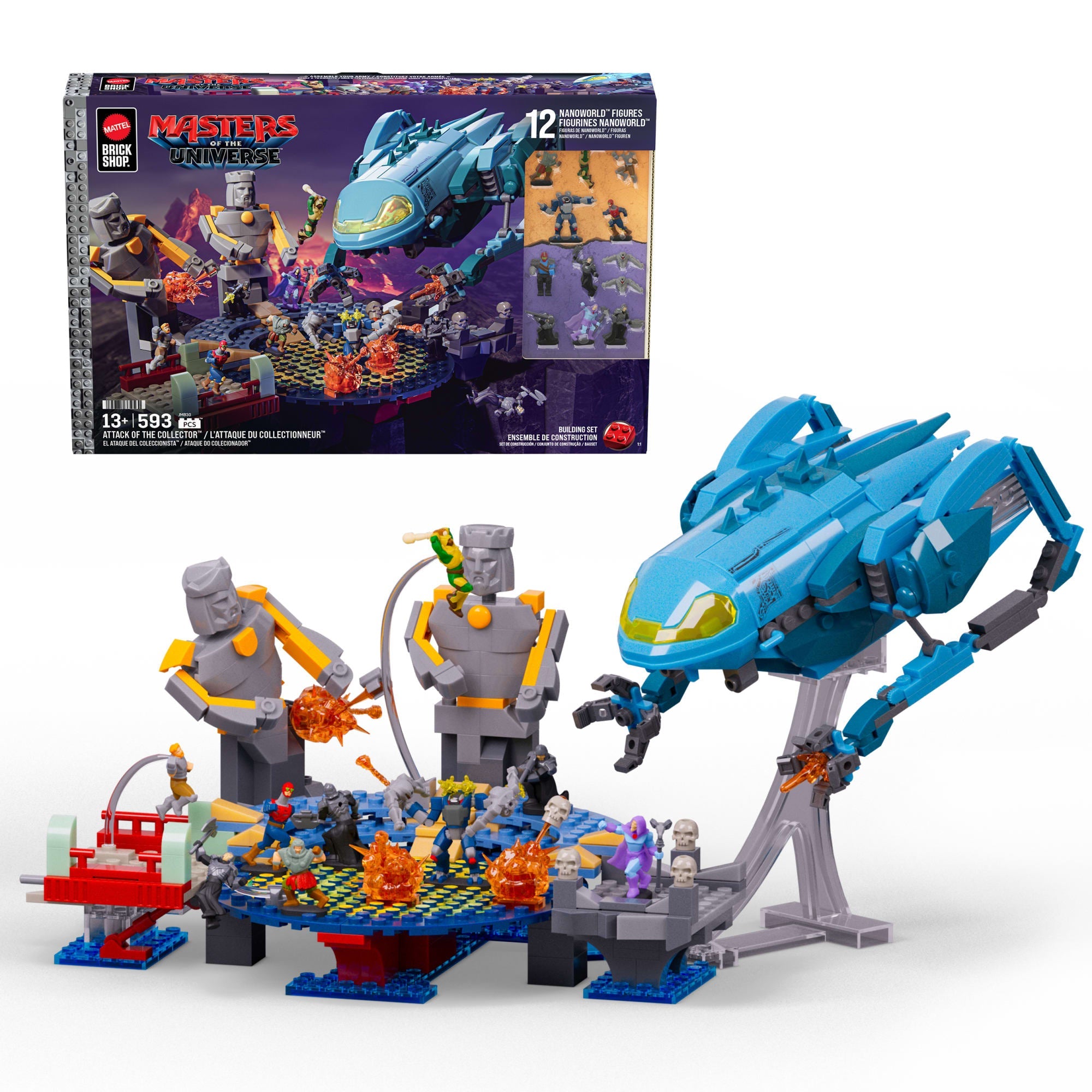 Mattel Brick Shop Masters Of The Universe Attack Of The Collector Building Toy Kit