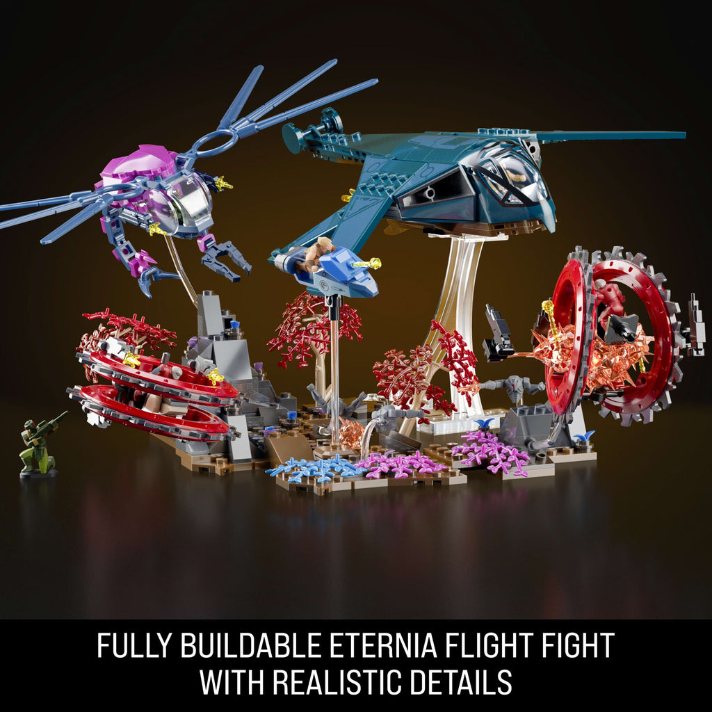 Mattel Brick Shop Masters Of The Universe Eternia Flight Fight Building Toy Kit (411 Pieces), For Collectors