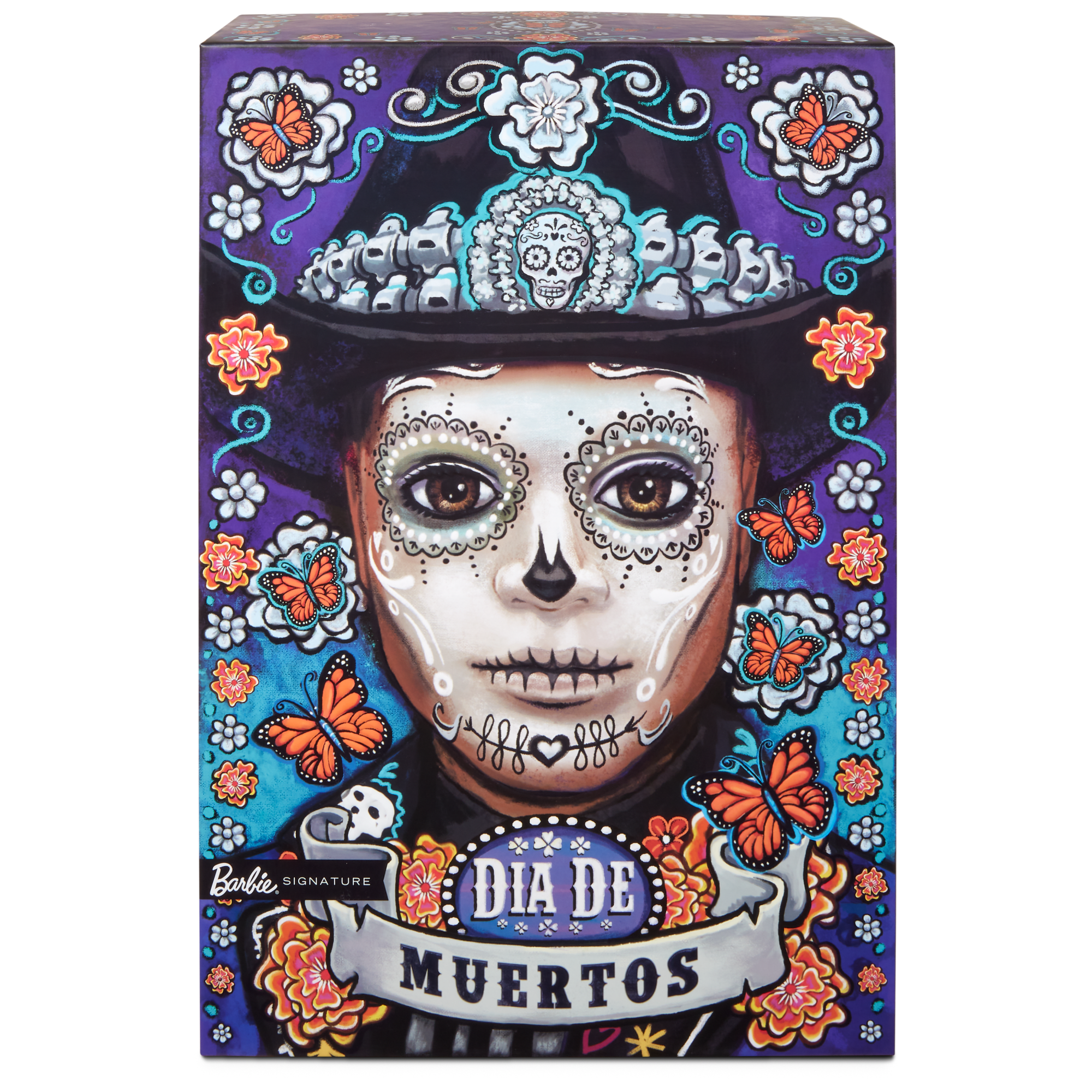 2023 Día De Muertos Ken Doll Wearing Blue Jacket And Black Hat, Barbie Signature Collectible