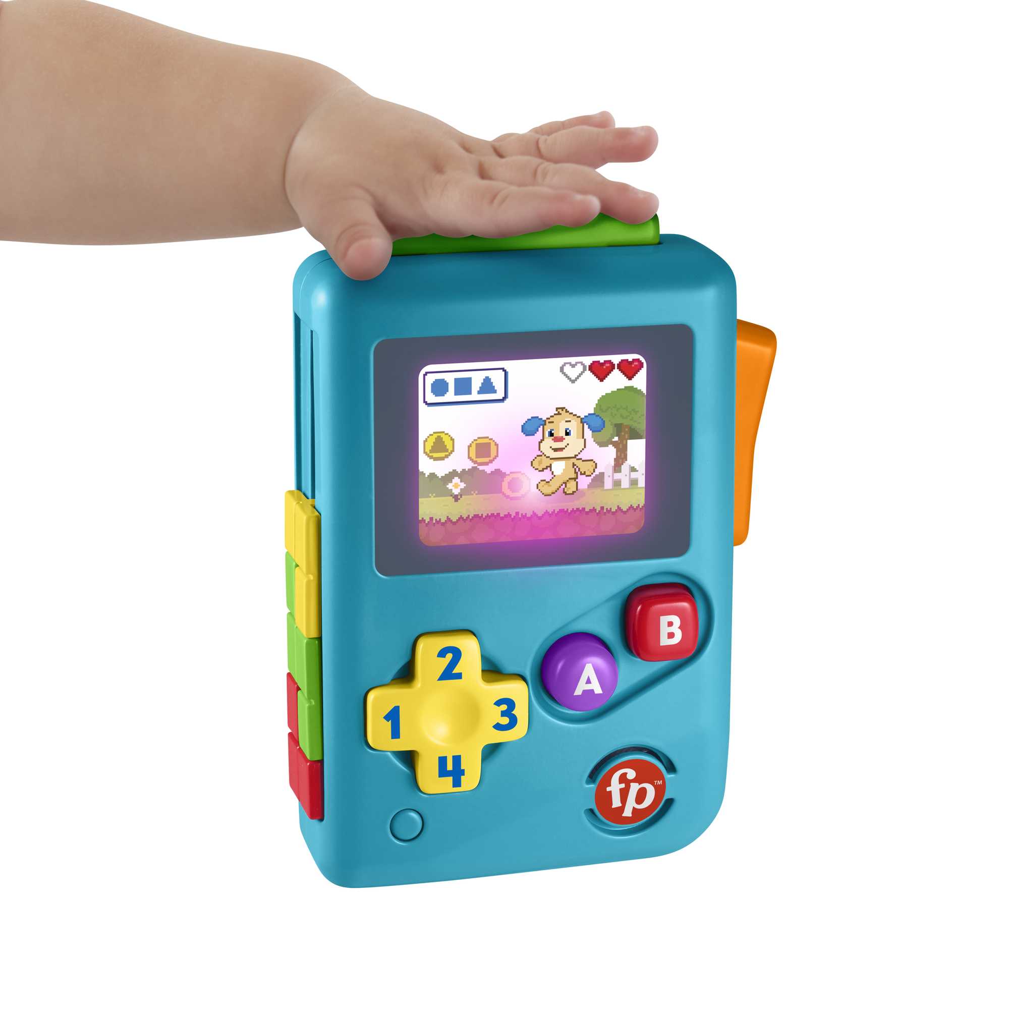 Fisher-Price Rires et Éveil Ma Première Console de Jeu Portable Édit Version Anglaise et Française