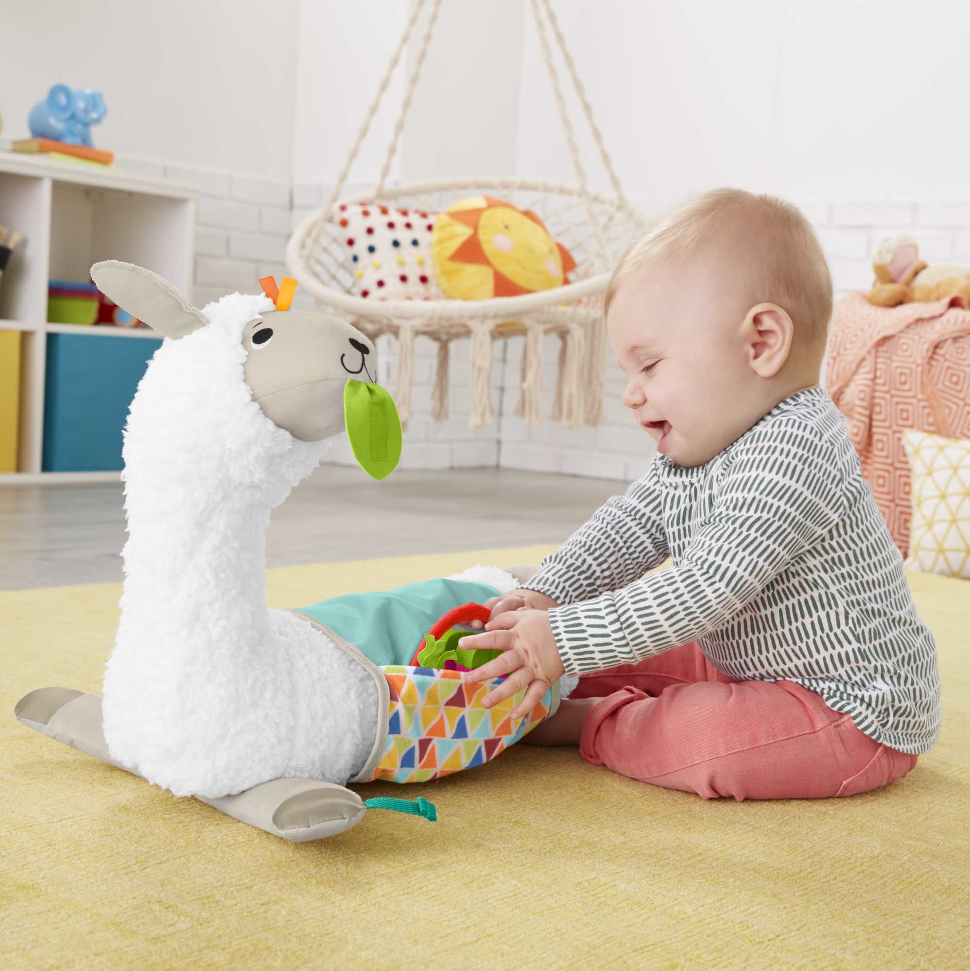 Fisher-Price Grow-With-Me Tummy Time Llama