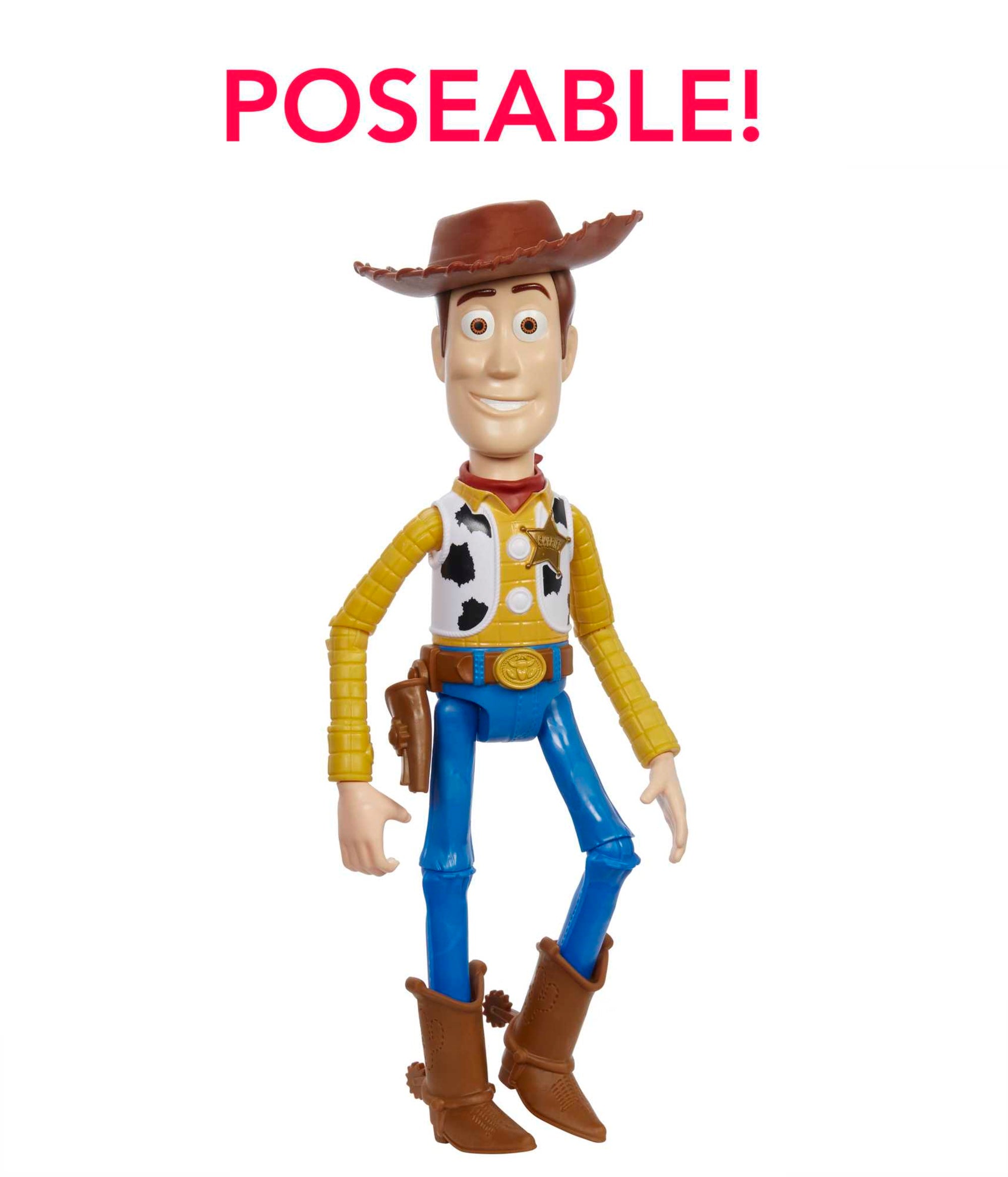 Disney And Pixar Toy Story Large Woody Action Figure, Collectible Toy in 12-Inch Scale