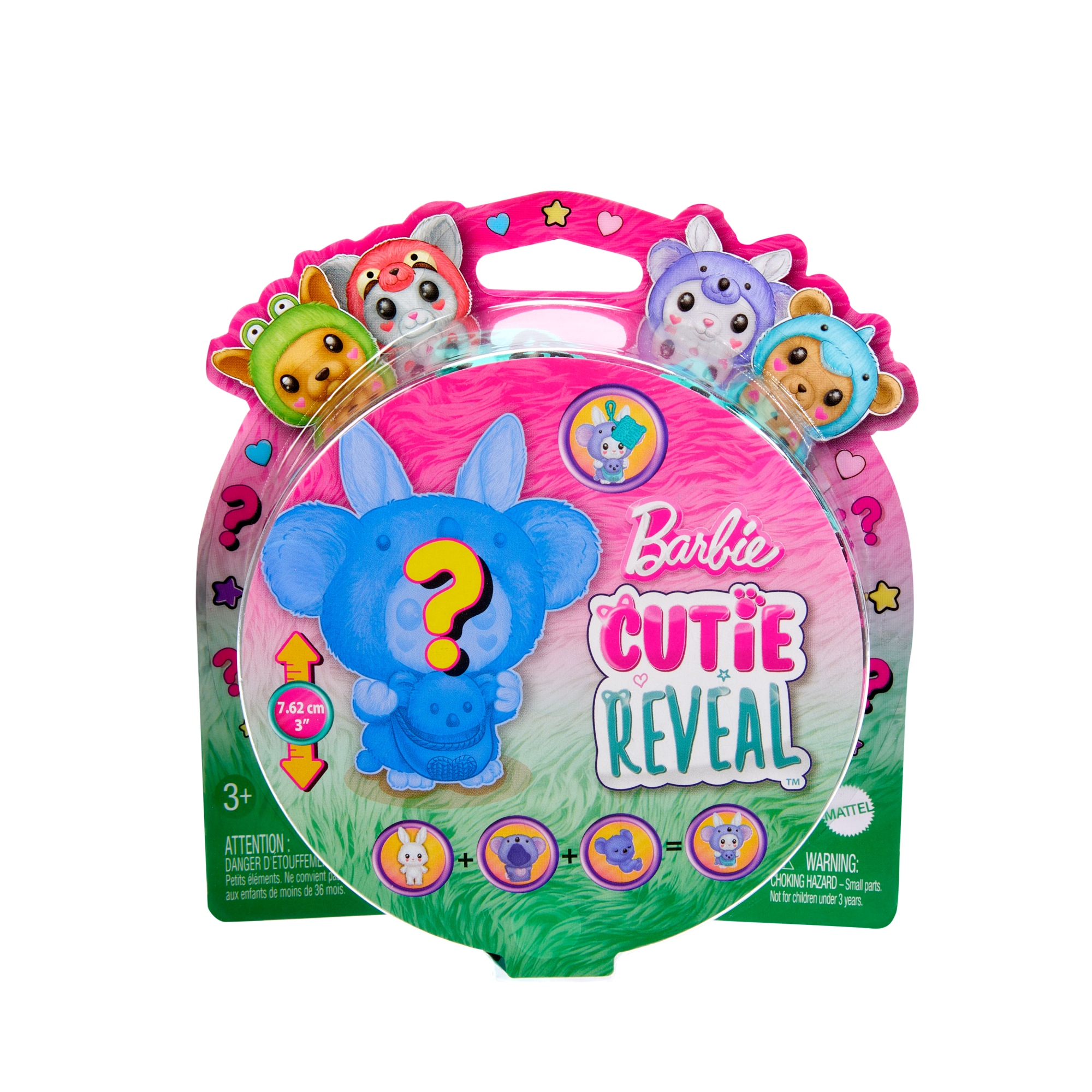 Barbie  Cutie Reveal  Animal en Costume à Thème D’Animal et Acc.