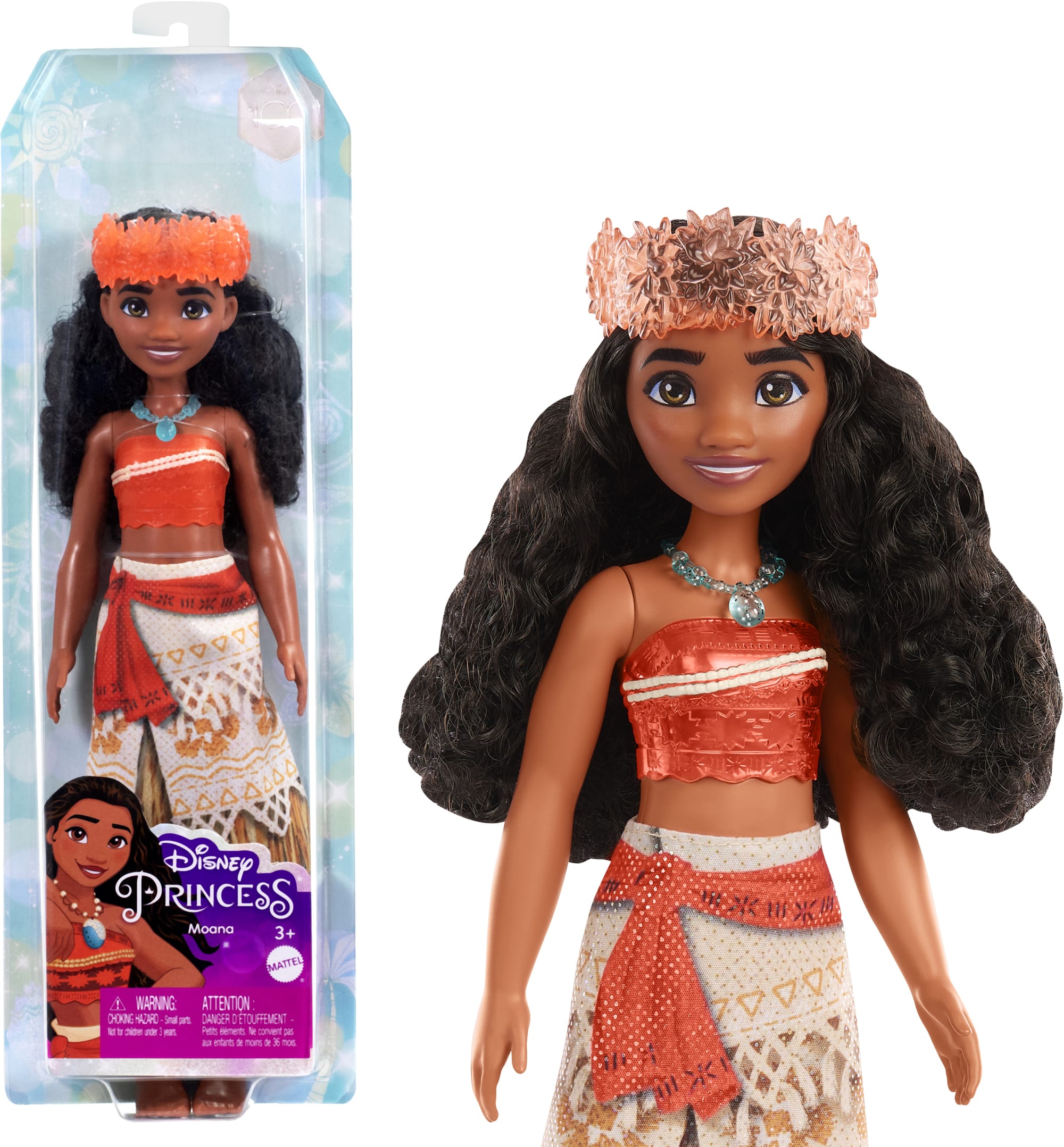 Disney Princess Moana Doll With Sparkling Fashion & Accessories, Inspired By Disney Movie