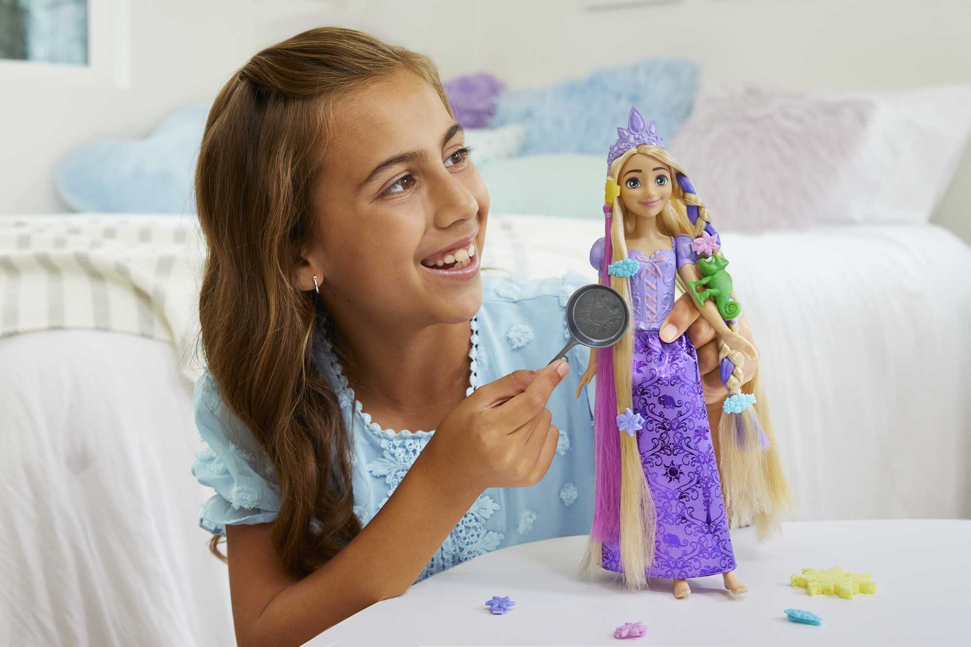 Disney-Princesses Disney-Poupée Raiponce Chevelure Conte de Fées