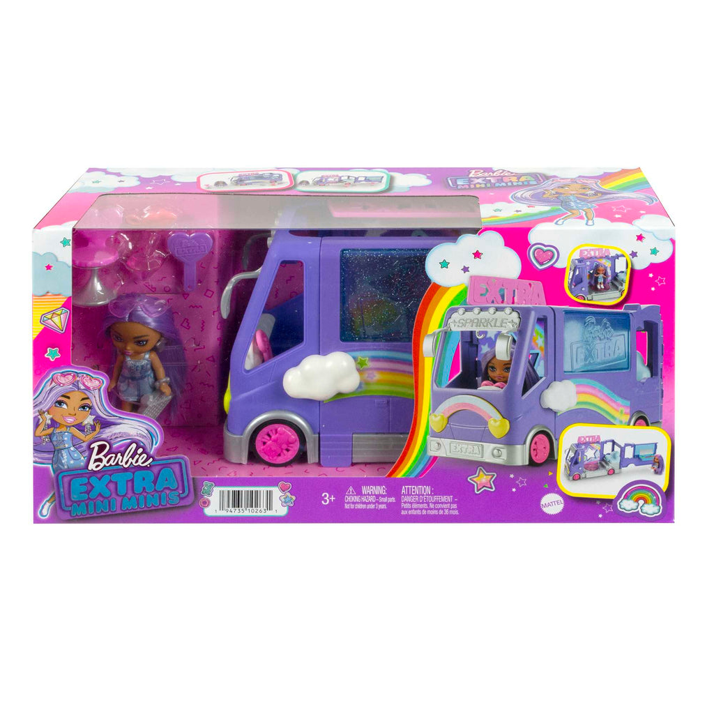 Barbie Sets, Barbie Extra Mini Minis Doll And Tour Bus Playset