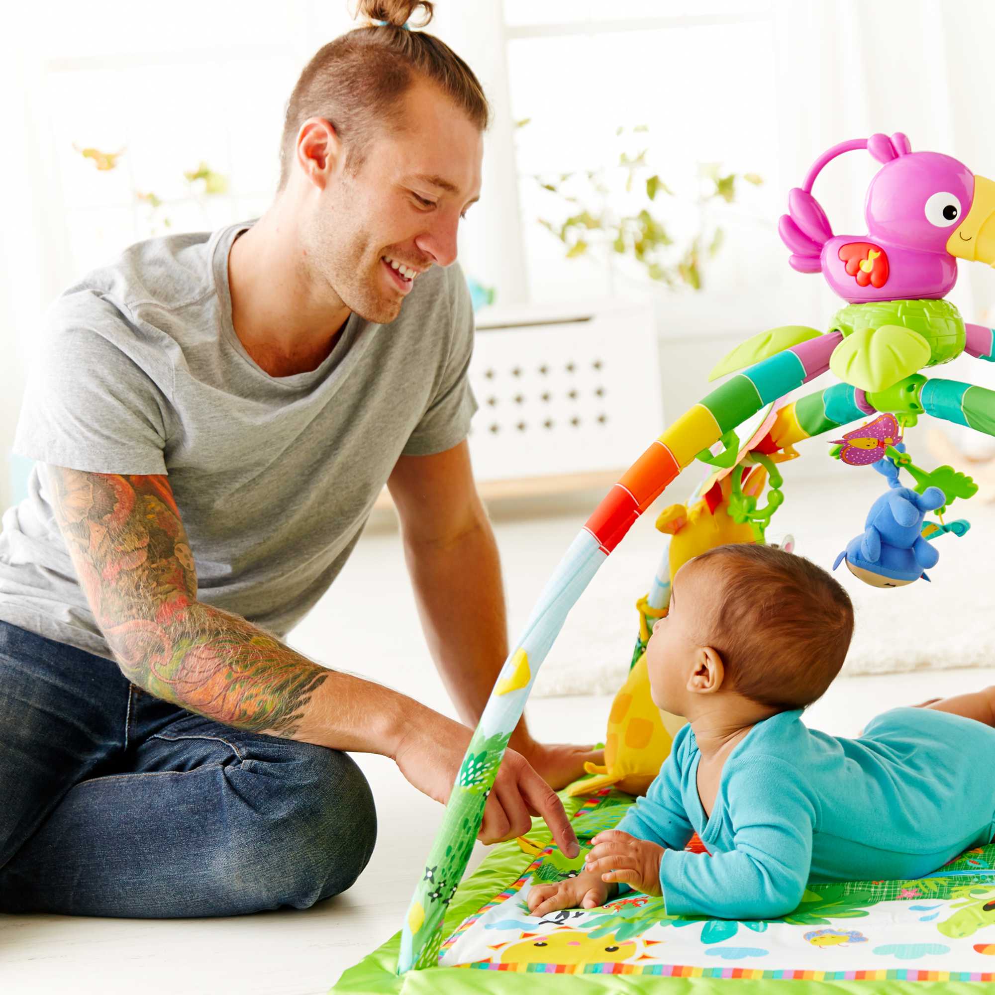 Fisher-Price Rainforest Music & Lights Deluxe Gym