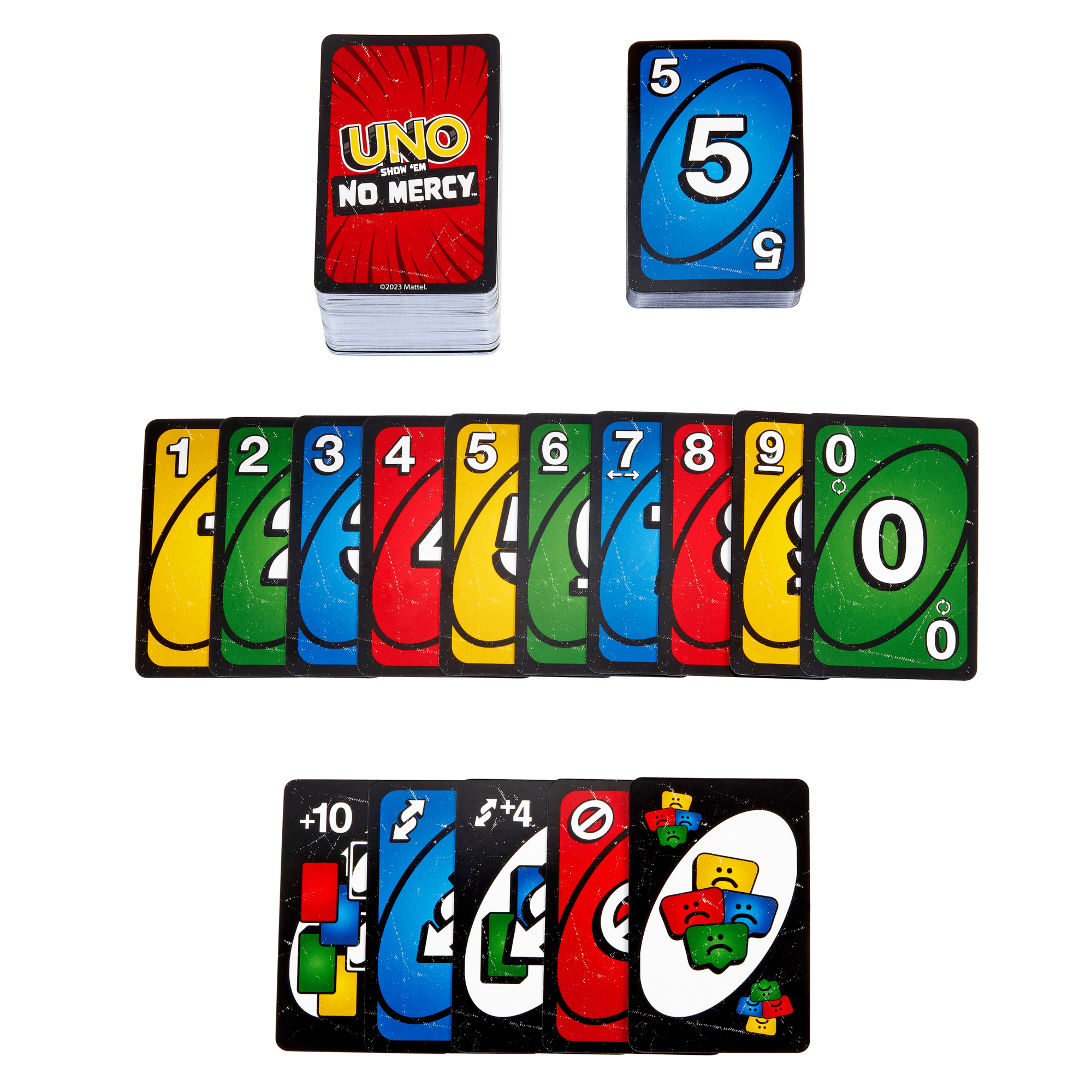 Uno Show ‘Em No Mercy  Jeu de Cartes Pour enfants et Adultes