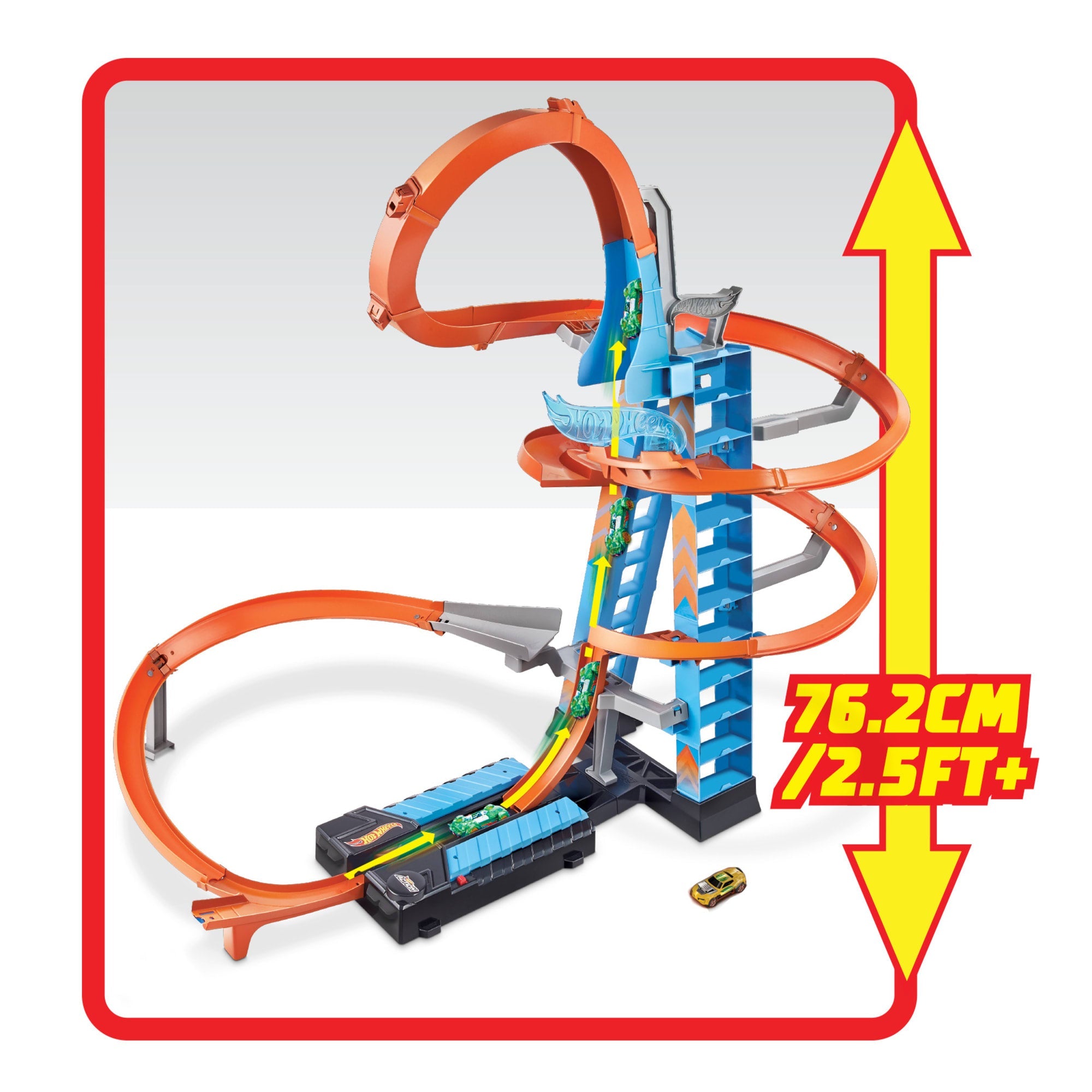 Hot Wheels Sky Crash Tower, Track Set