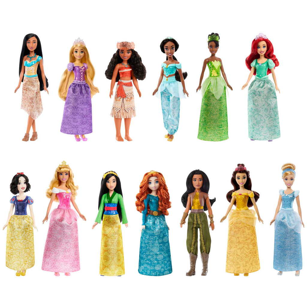 Princesses Disney 13 Poupées Mode Princesses et Accessoires