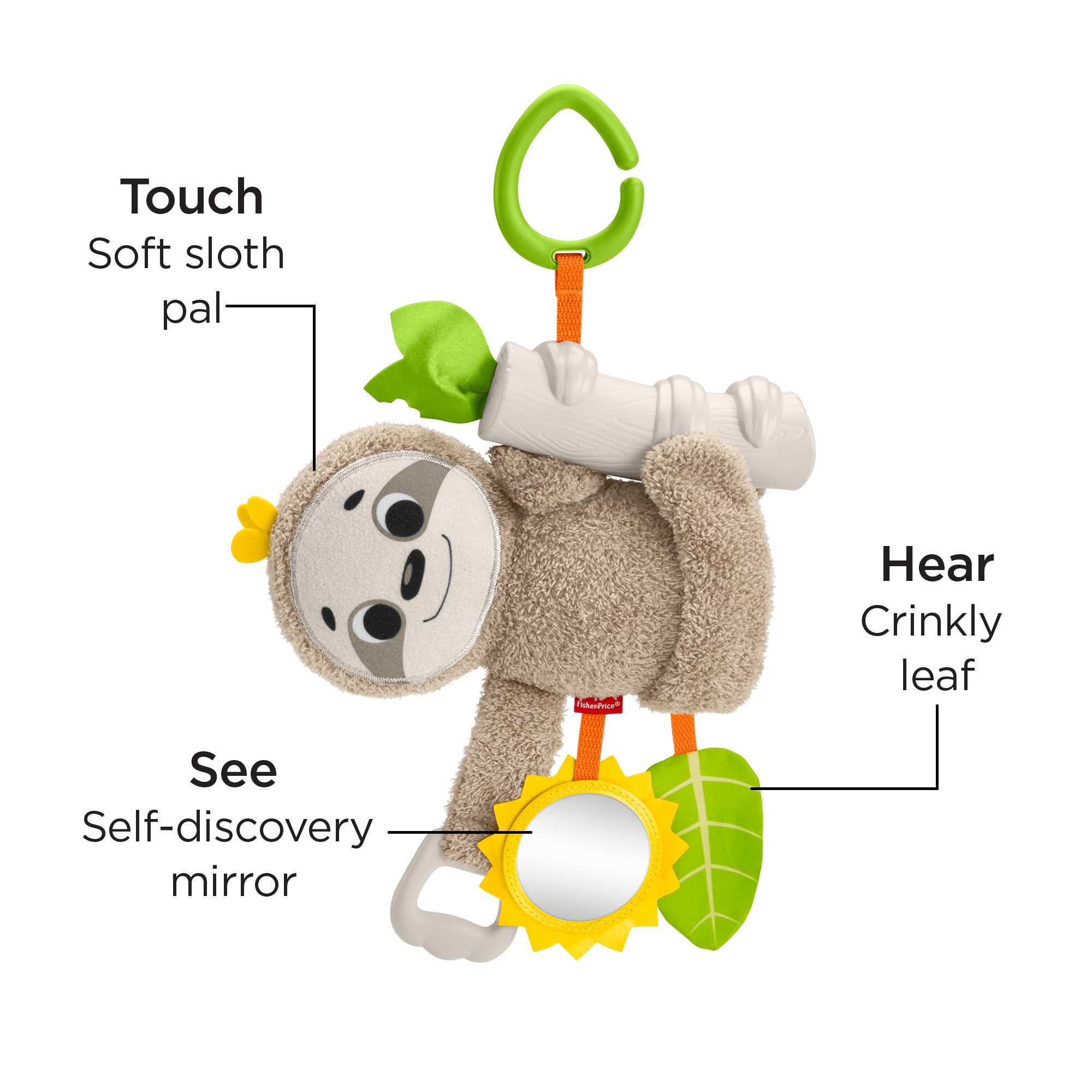 Fisher-Price Slow Much Fun Stroller Sloth